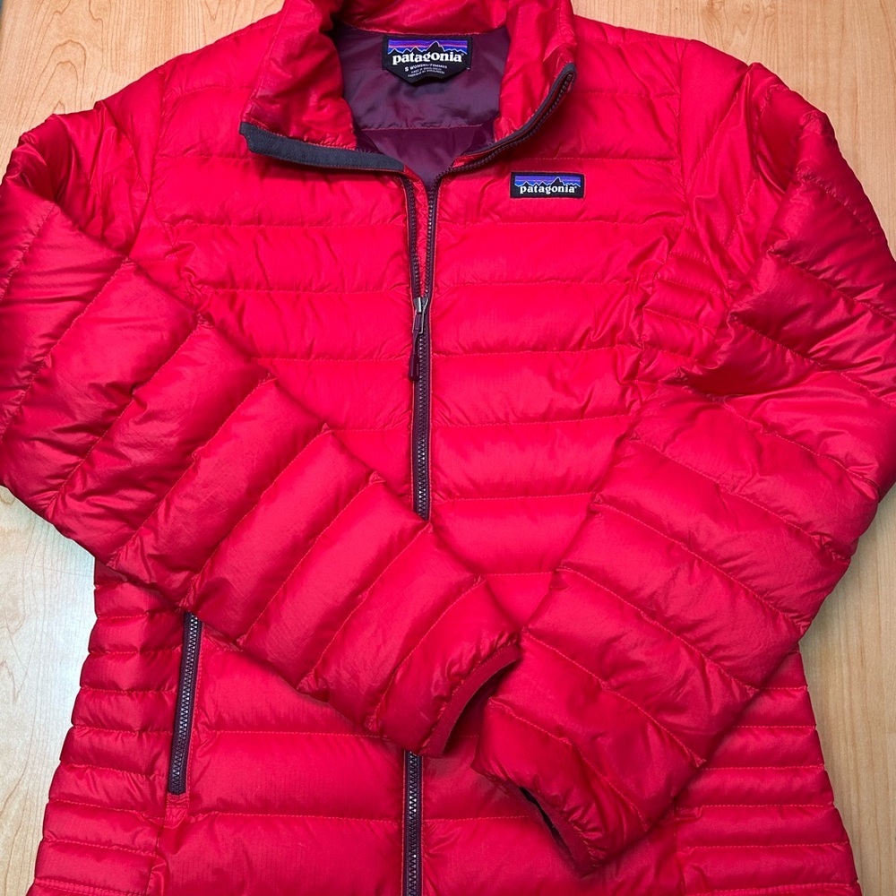 Patagonia Women's Vibrant Red Puffer Coat